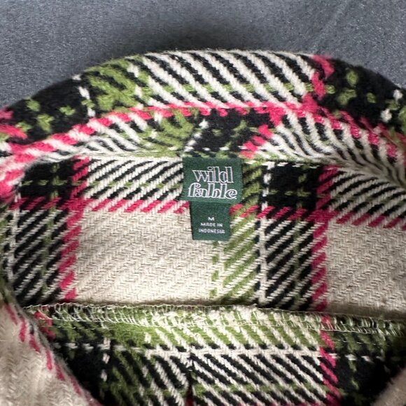 Wild Fable Womens Medium Oversized Wool Blend Button Front Shacket Shirt Jacket - Picture 4 of 10